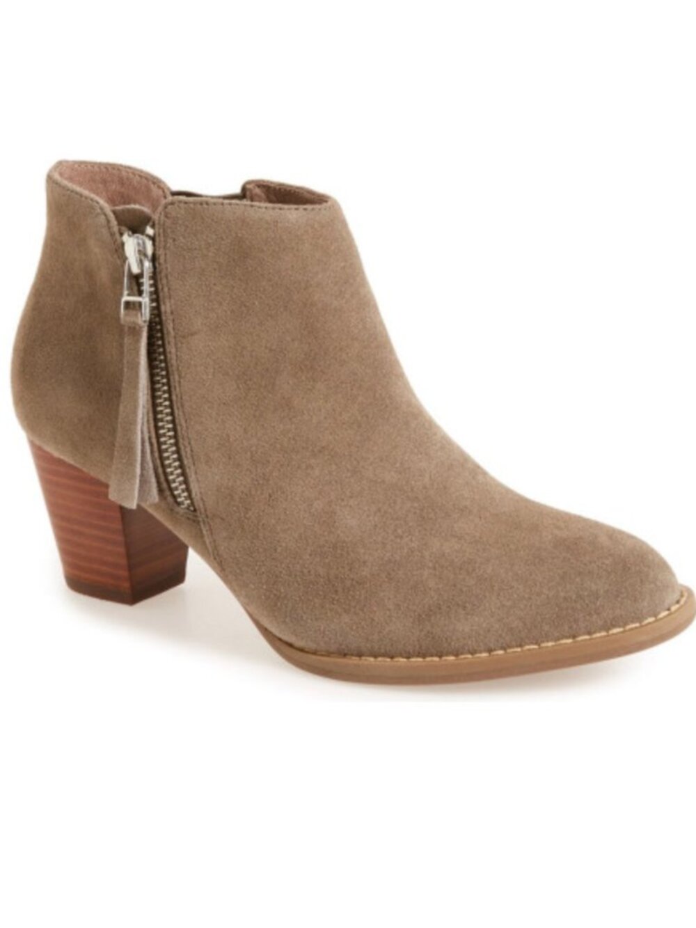 Vionic Sterling Bootie Greige 8.5